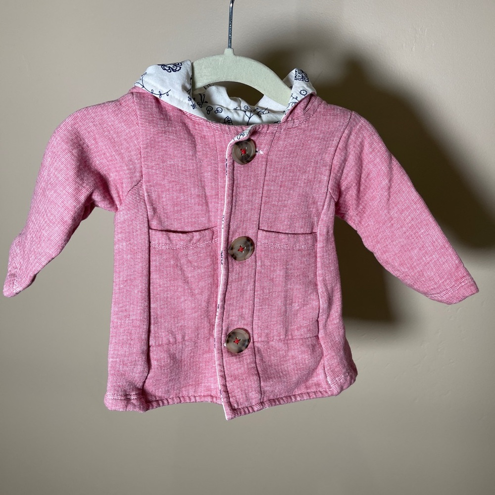 EUC Beautiful Hazel Village Pink Baby Jacket. 0-6month.